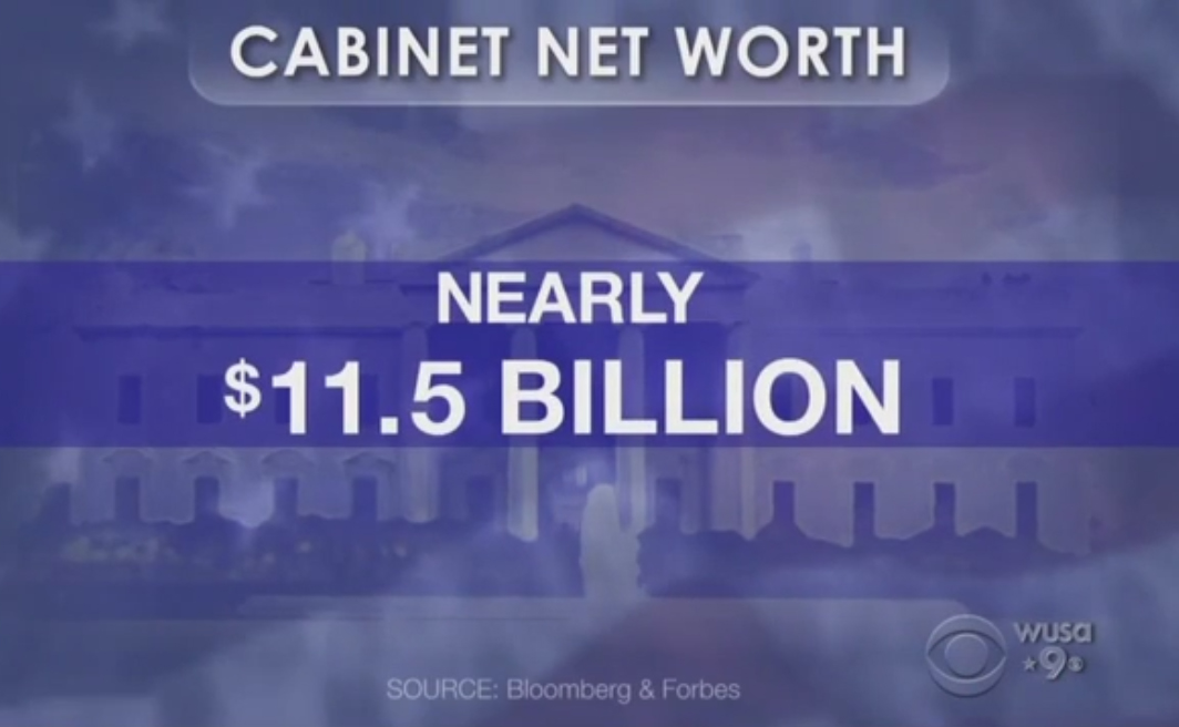 CBS News Whines About the Wealth in Trump's Cabinet